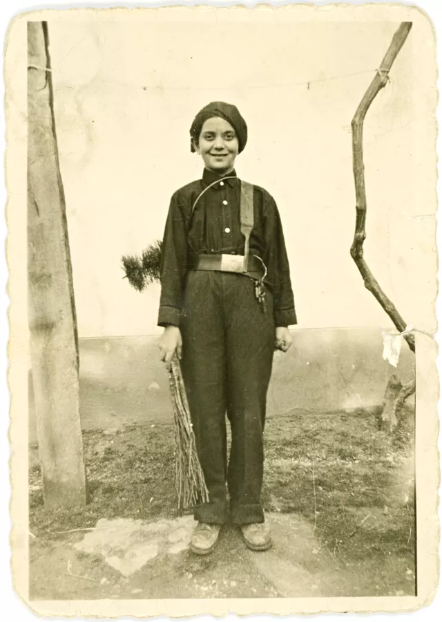 Ozorai Sándorné 11 éves korában