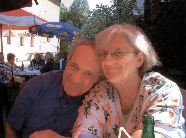 Mariann Szamosi with her cousin Gyorgy Karman