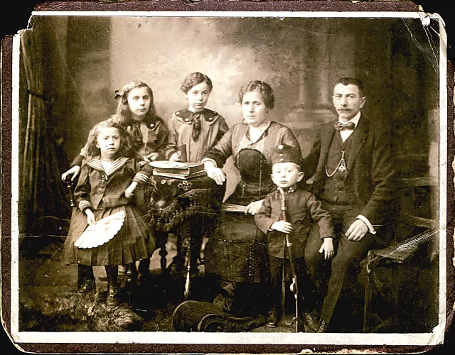 Milka Spitzer and her family Milka Spitzer and her family