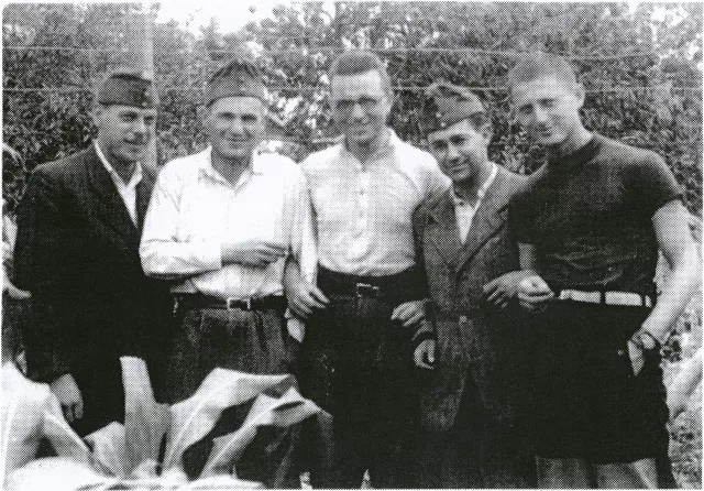 Markovits Pál és munkaszolgálatos bajtársai