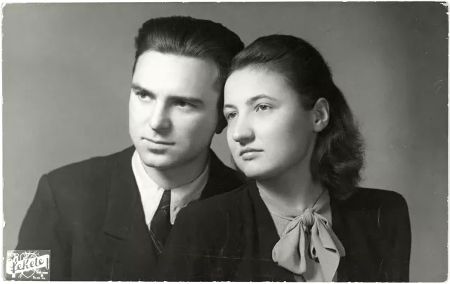 Markovits Pál és elsõ felesége, Kondor Viktória