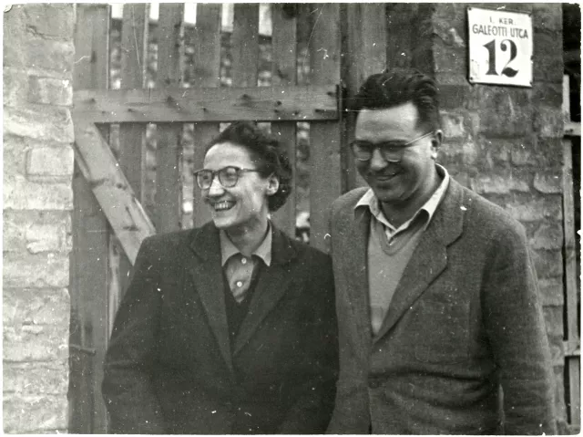 Markovits Pál és elsõ felesége, Kondor Viktória