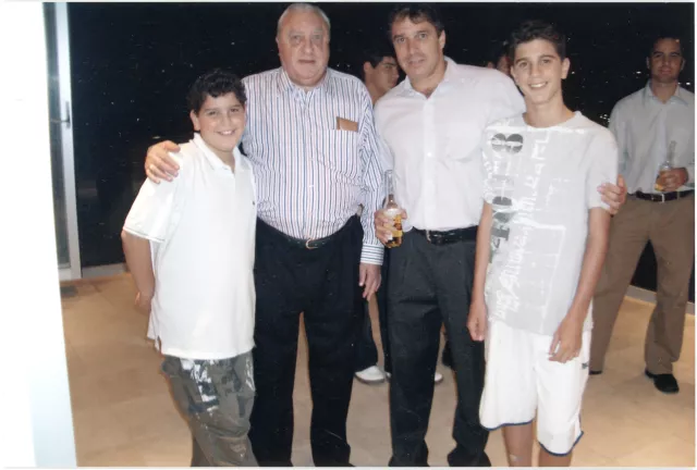 Thomas Molnar, his son and grandsons