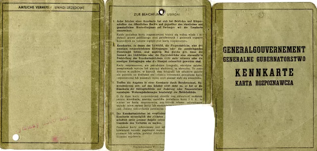 Kennkarte of Alfred Borowicz