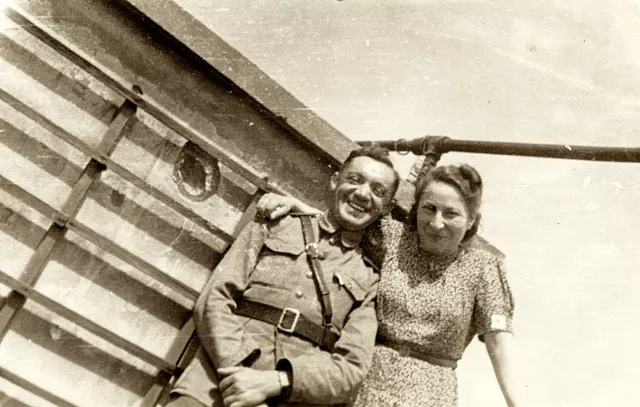 Maria Litoczewska with her husband