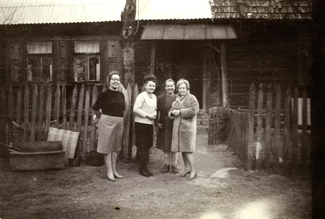 Janina Koper with her family