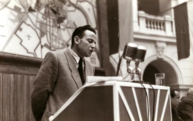 Henryk Lewandowski at the Warsaw Rebuilders' Convention