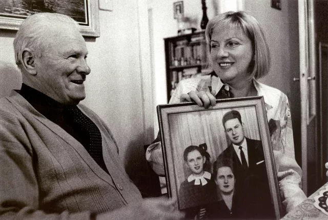 Henryk Prajs and his daughter Malgorzata