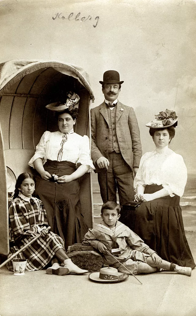 The Drutowski family in Kolobrzeg