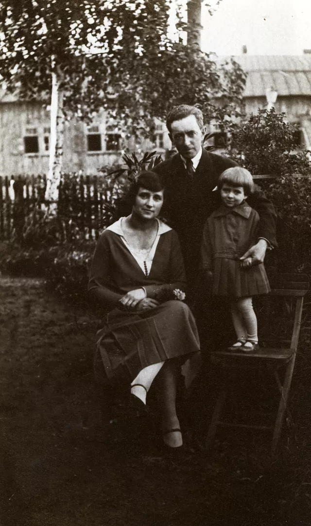 Frania Stuczynska and her family