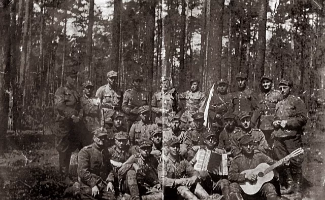 Mieczyslaw Najman in the Polish Army training camp in the USSR