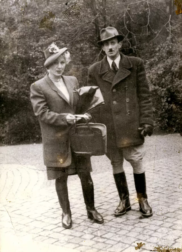 Mieczyslaw Najman and his wife Krystyna in Poznan