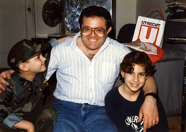 Leon Unger with his students