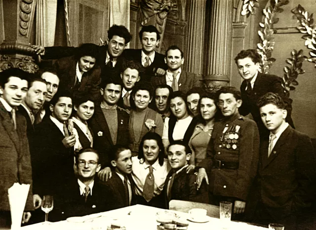 Tomasz Miedzinski with Jewish activists in Wroclaw Tomasz Miedzinski with Jewish activists in Wroclaw