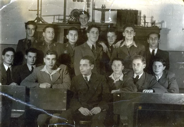 Gáspár András osztályképe a Zsidlicben