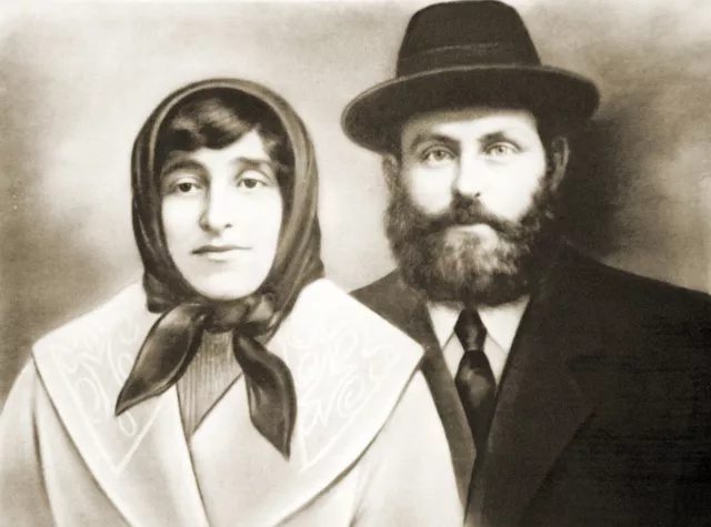 Málek Izidor és felesége