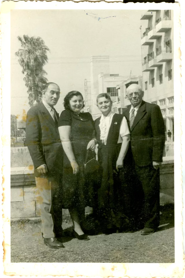 Volf and Clara Shaim in Israel