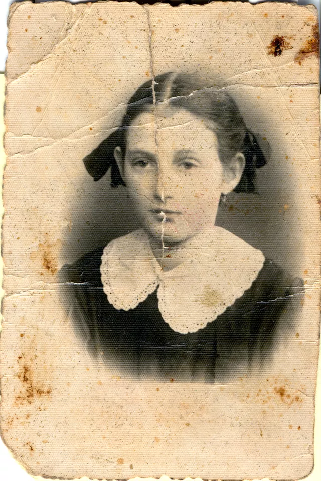 Tili Solomon in her school uniform