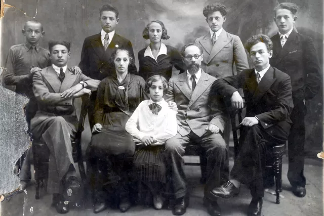 Rachel Rivkina and her family