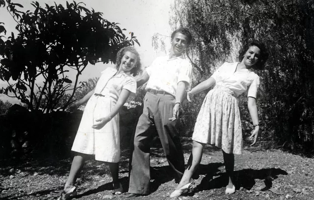 Trude Scheuer beim Tanzunterricht in Jerusalem Trude Scheuer beim Tanzunterricht in Jerusalem