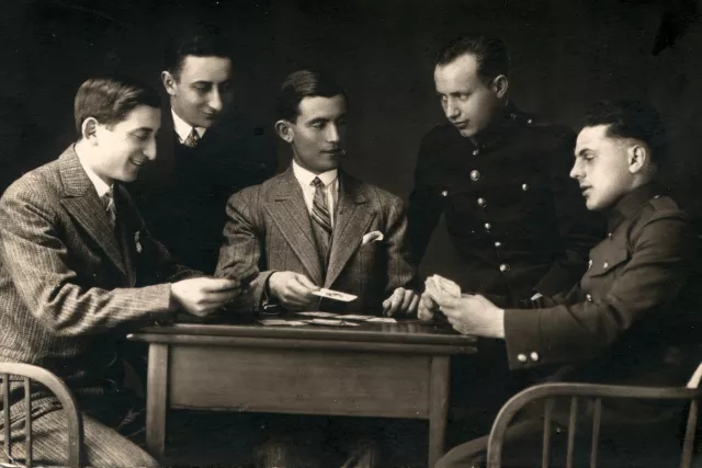 Armin Palgi with his friends