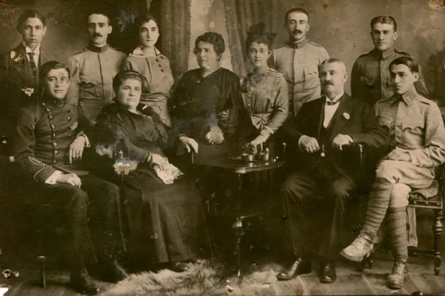 Viliam Braun and Cecilia Braunova with their children