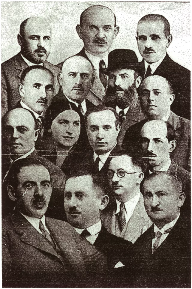 A héber gimnázium tanárai