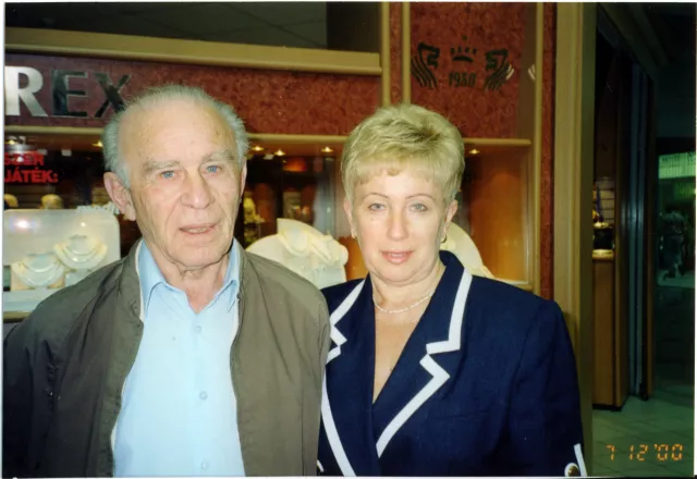 Wieder Ernõ a lányával