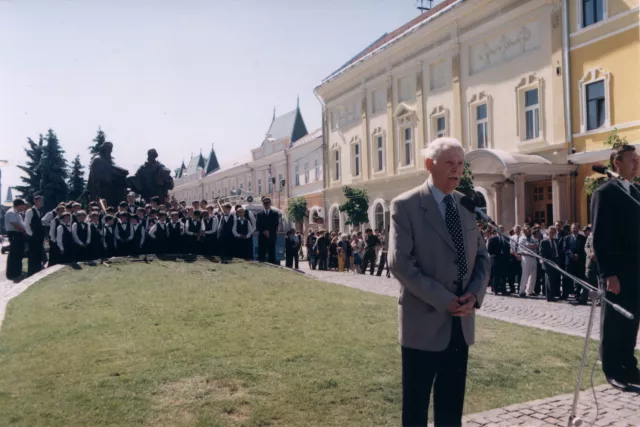 Mesko Nikolai during Mukachevo town celebrations