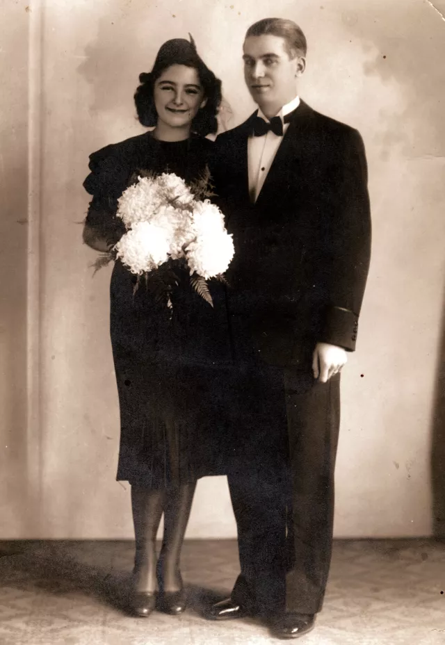 Livia Teleki's wedding with Sandor Kapas Livia Teleki's wedding with Sandor Kapas