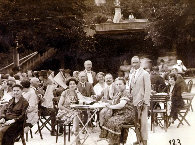 Magdalena Berger's father David Grossberger on vacation
