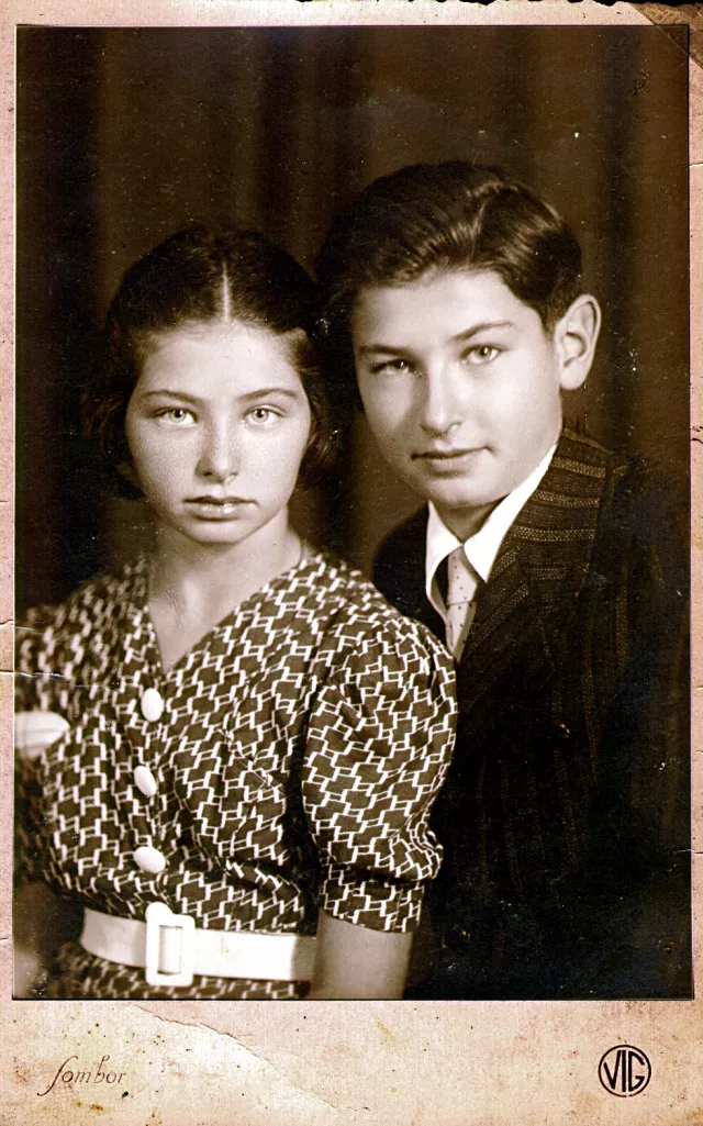 Magdalena Berger and her brother Andrija Grossberger