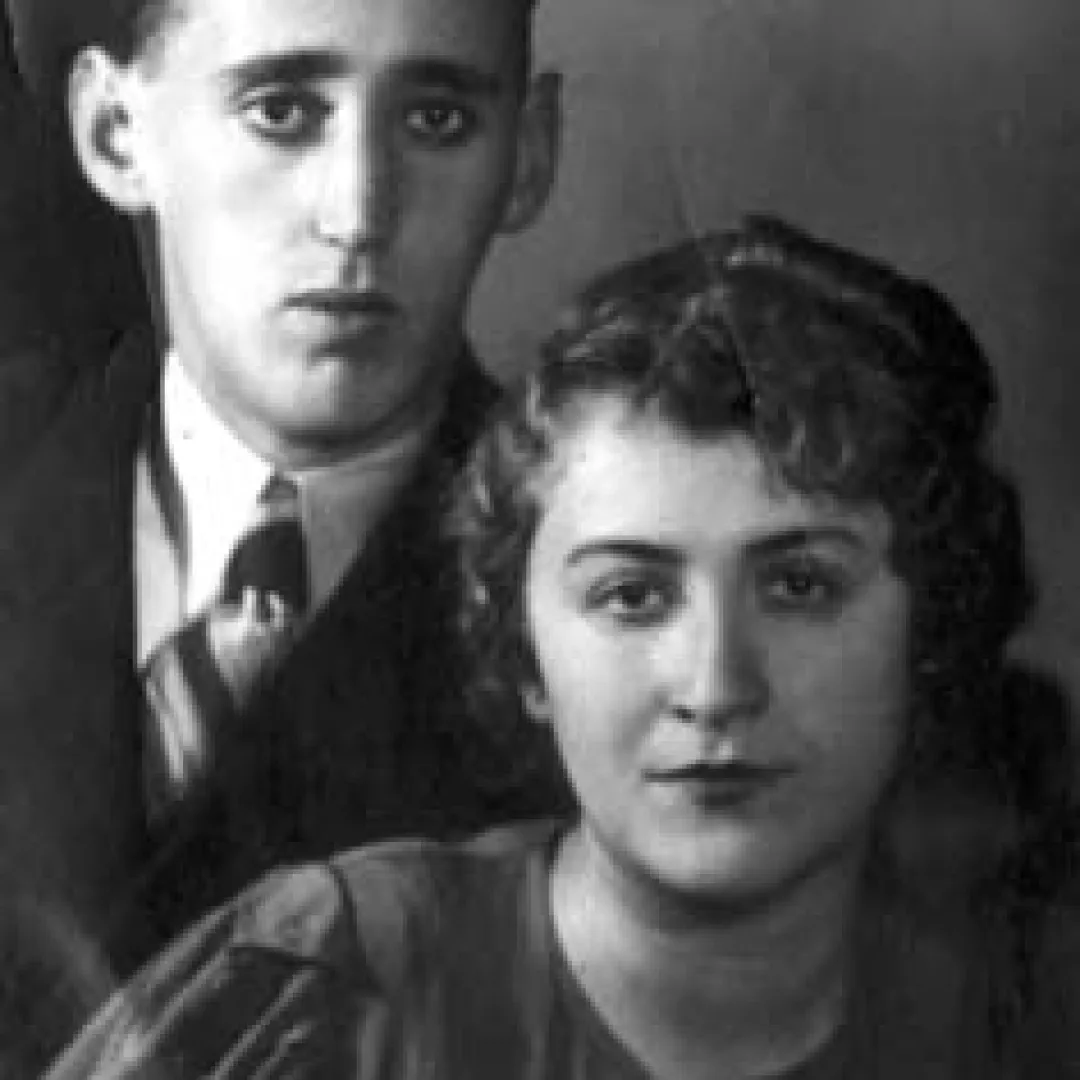 Natalia Zilberman with her husband Boris Zilberman Centropa
