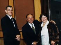 Rosa Kolevska with a cousin