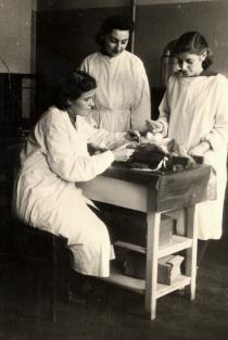 Rachil Meitina with her colleagues Rachil Meitina with her colleagues