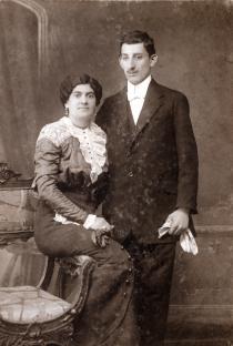 Vukica Kalef and her son Mosa Vukica Kalef and her son Mosa