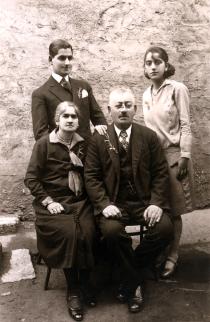 Avram Kalef and his family Avram Kalef and his family