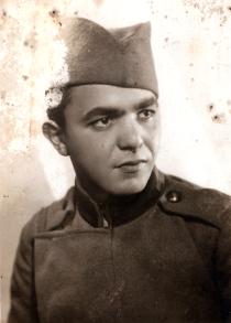 Mile Kalef in his army uniform Mile Kalef in his army uniform