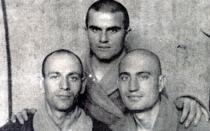 Faina Minkova's father Yuzik Minkov with his comrades Faina Minkova's father Yuzik Minkov with his comrades