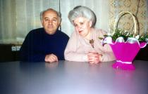 Mina Gomberg with her husband Arnold Gomberg Mina Gomberg with her husband Arnold Gomberg